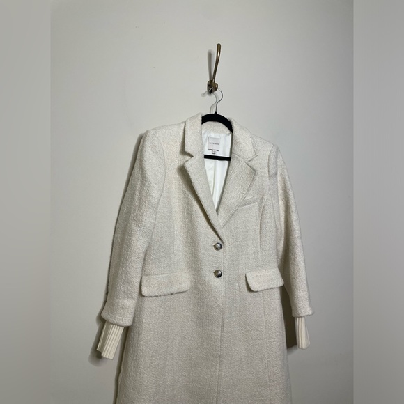 Favorite Daughter The City Coat in White Boucle - Picture 9 of 12
